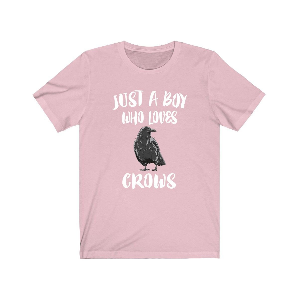Just A Boy Who Loves Crows Birds Shirt, Crow Lover Shirt, Birding Shirt, Crow Lover Gift, Animal Adult Kids T-Shirt Image 4
