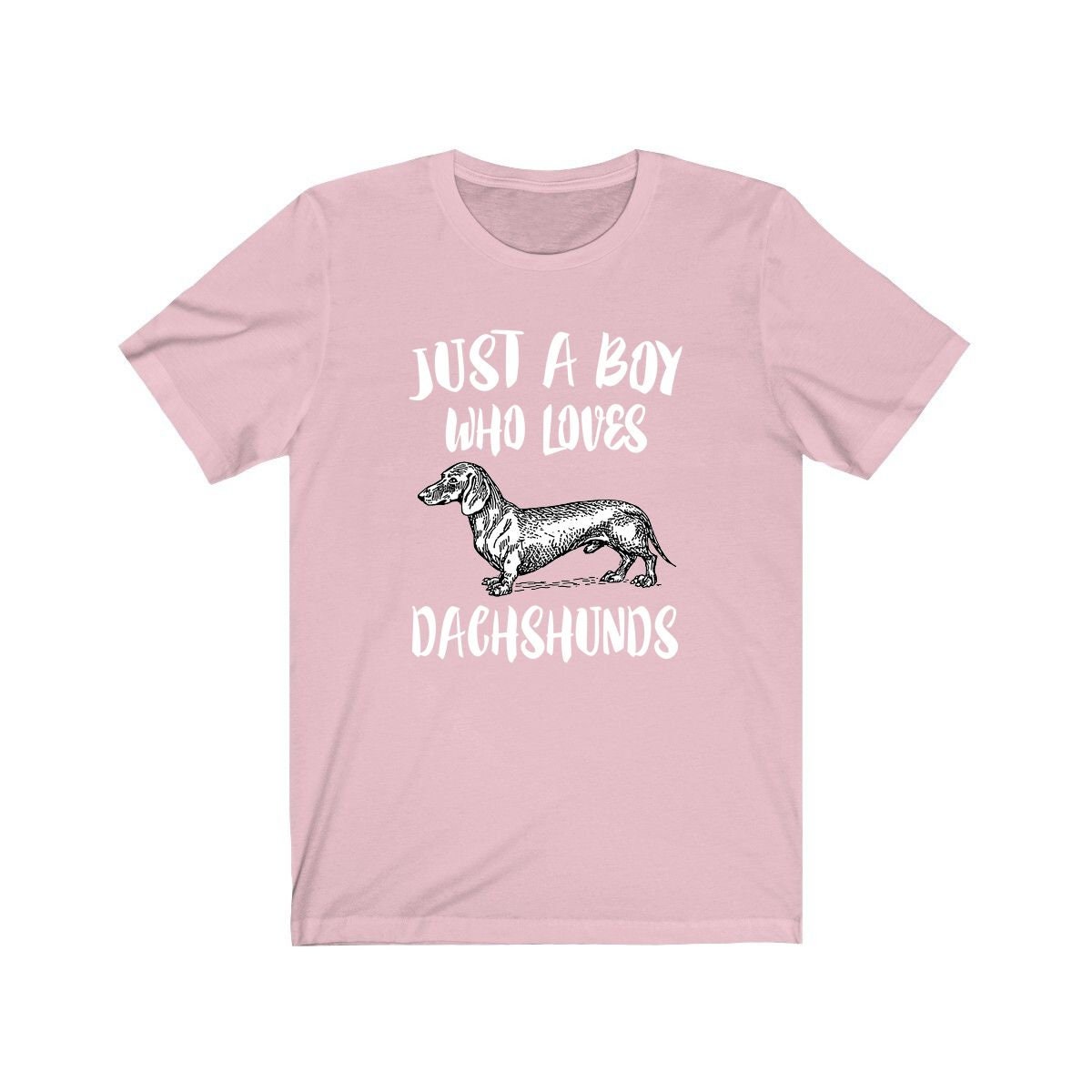 Just A Boy Who Loves Dachshunds Dog Shirt, Dachshund Lover Shirt, Dachshund Shirt, Dog Lover Gift, Animal Adult Kids T-Shirt Image 4