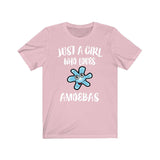 Just A Girl Who Loves Amoebas Shirt, Microbiologist Lover Shirt, Amoebas Lover Gift, Science Tee, Animal Adult Toddler Kids T-Shirt Image 3