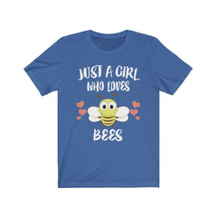 Just A Girl Who Loves Bees Shirt - bee print design