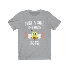 Just A Girl Who Loves Bees Shirt - bee print design