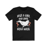 Just A Girl Who Loves Beluga Whales Shirt, Beluga Whale Lover Shirt, Whale Lover Gift, Whale Shirt, Animal Adult Toddler Kids T-Shirt Image 1