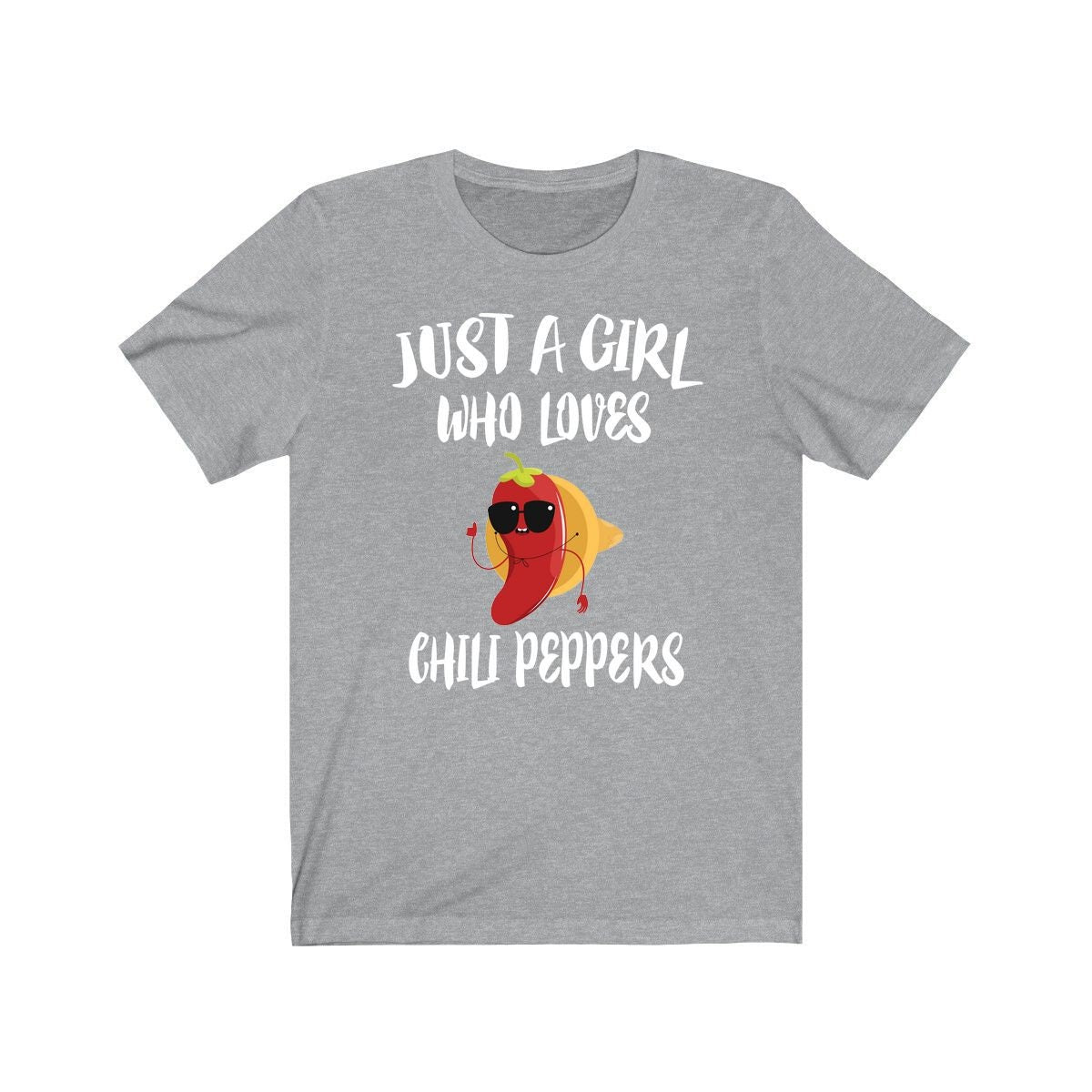 Just A Girl Who Loves Chili Peppers Shirt, Chili Peppers Lover Shirt, Chili Peppers Lover Gift Shirt, Chili Adult Toddler Kids T-Shirt Image 1