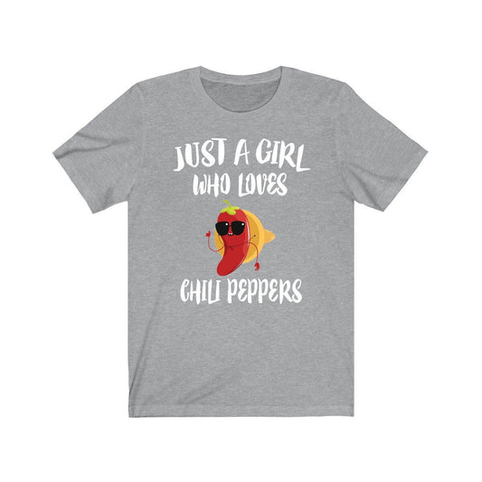 Just A Girl Who Loves Chili Peppers Shirt - chili pepper print design