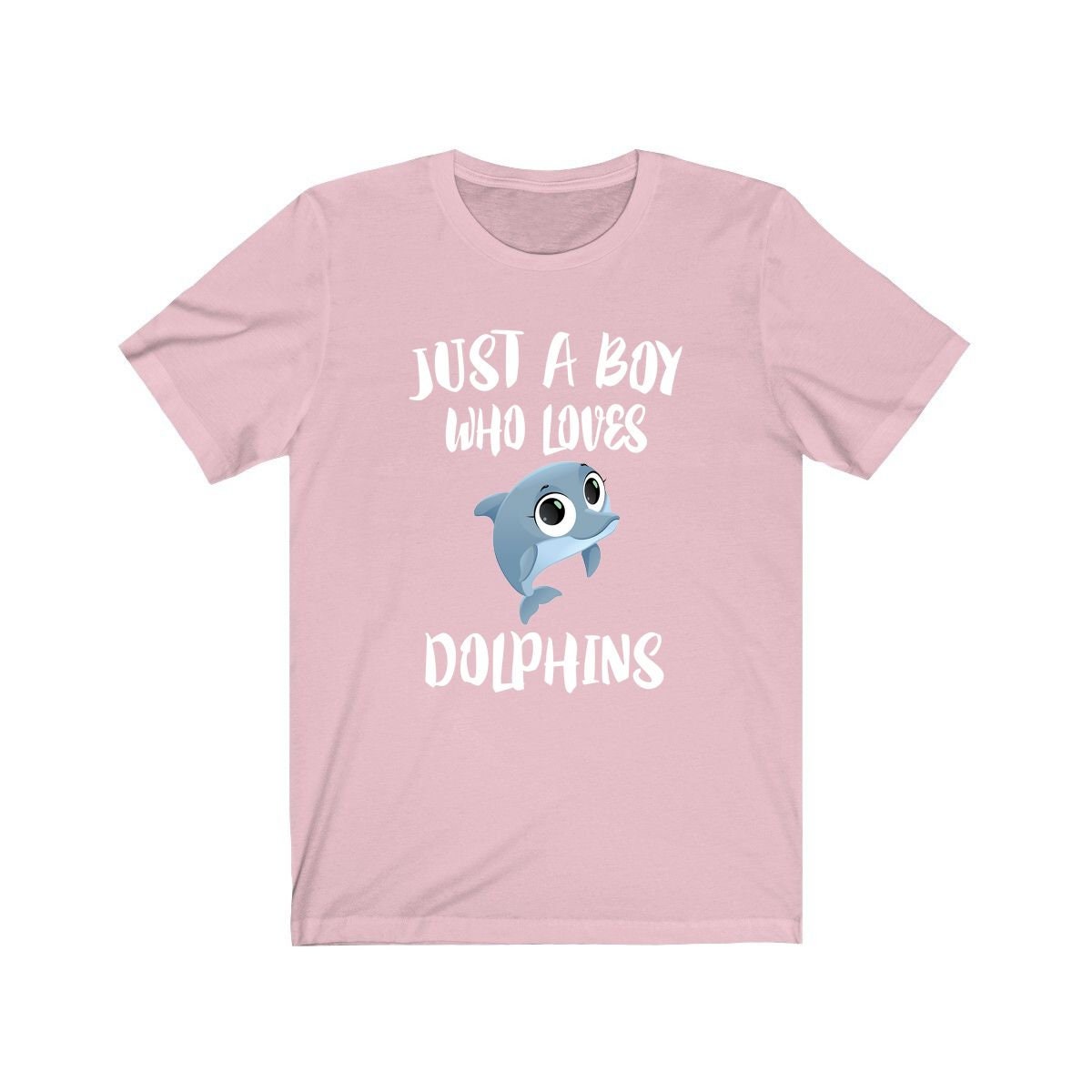 Just A Boy Who Loves Dolphins Shirt, Dolphin Lover Shirt, Dolphin Shirt, Dolphin Lover Gift, Animal Adult Kids T-Shirt Image 4