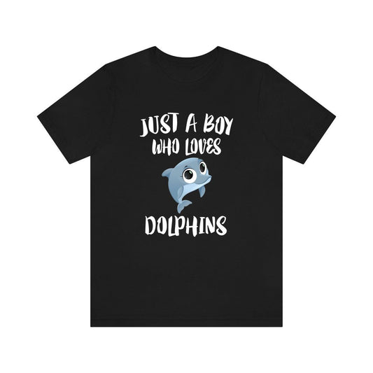 Just A Boy Who Loves Dolphins Shirt - dolphin print design