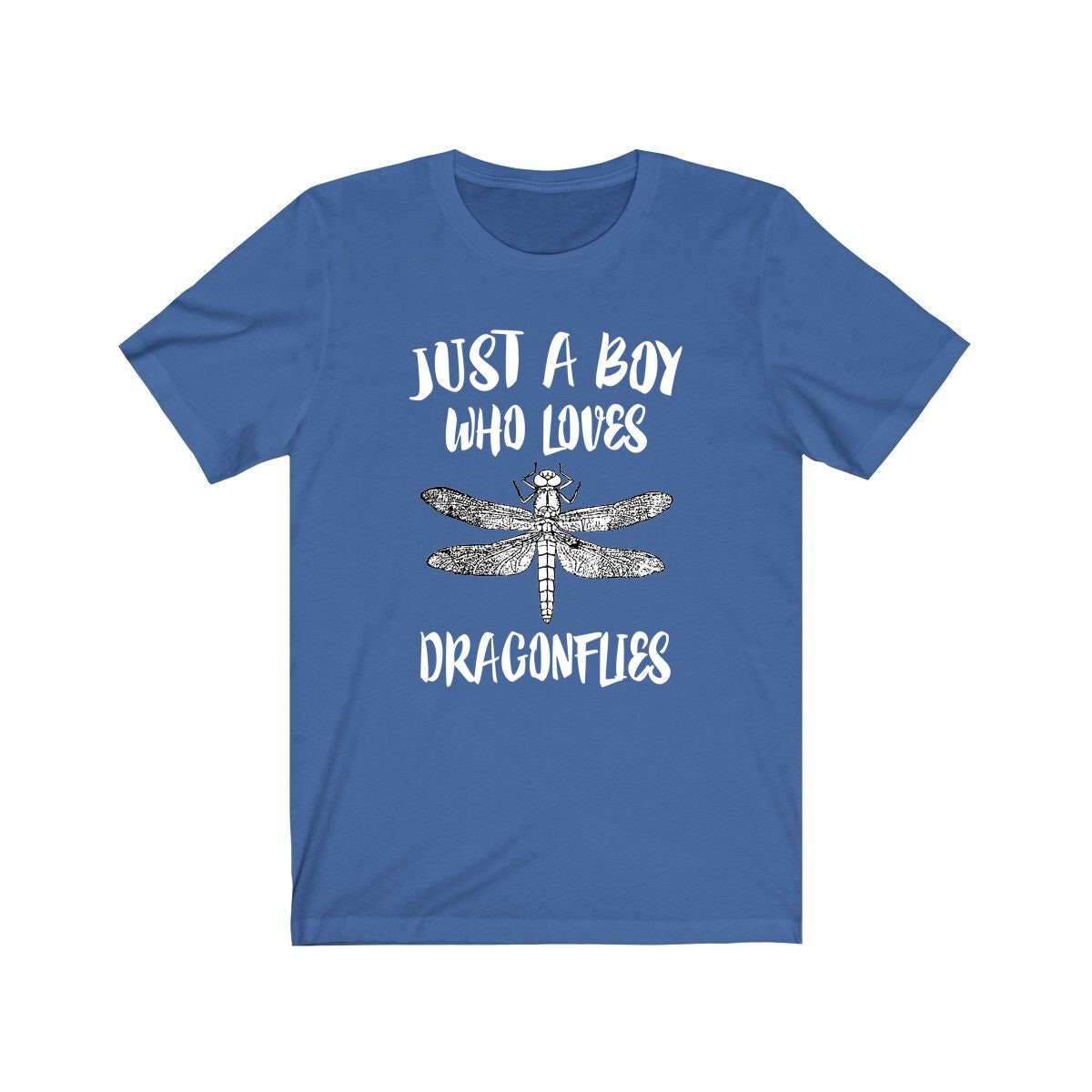 Just A Boy Who Loves Dragonflies Shirt, Dragonfly Lover Shirt, Dragonfly Shirt, Dragonfly Lover Gift, Animal Adult Kids T-Shirt Image 3