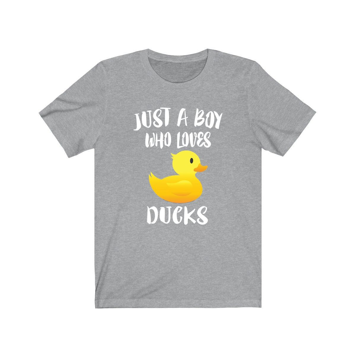 Just A Boy Who Loves Ducks Shirt, Duck Lover Shirt, Duck Shirt, Duck Lover Gift, Animal Adult Kids T-Shirt Image 2