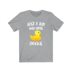 Just A Boy Who Loves Ducks Shirt - duck print design