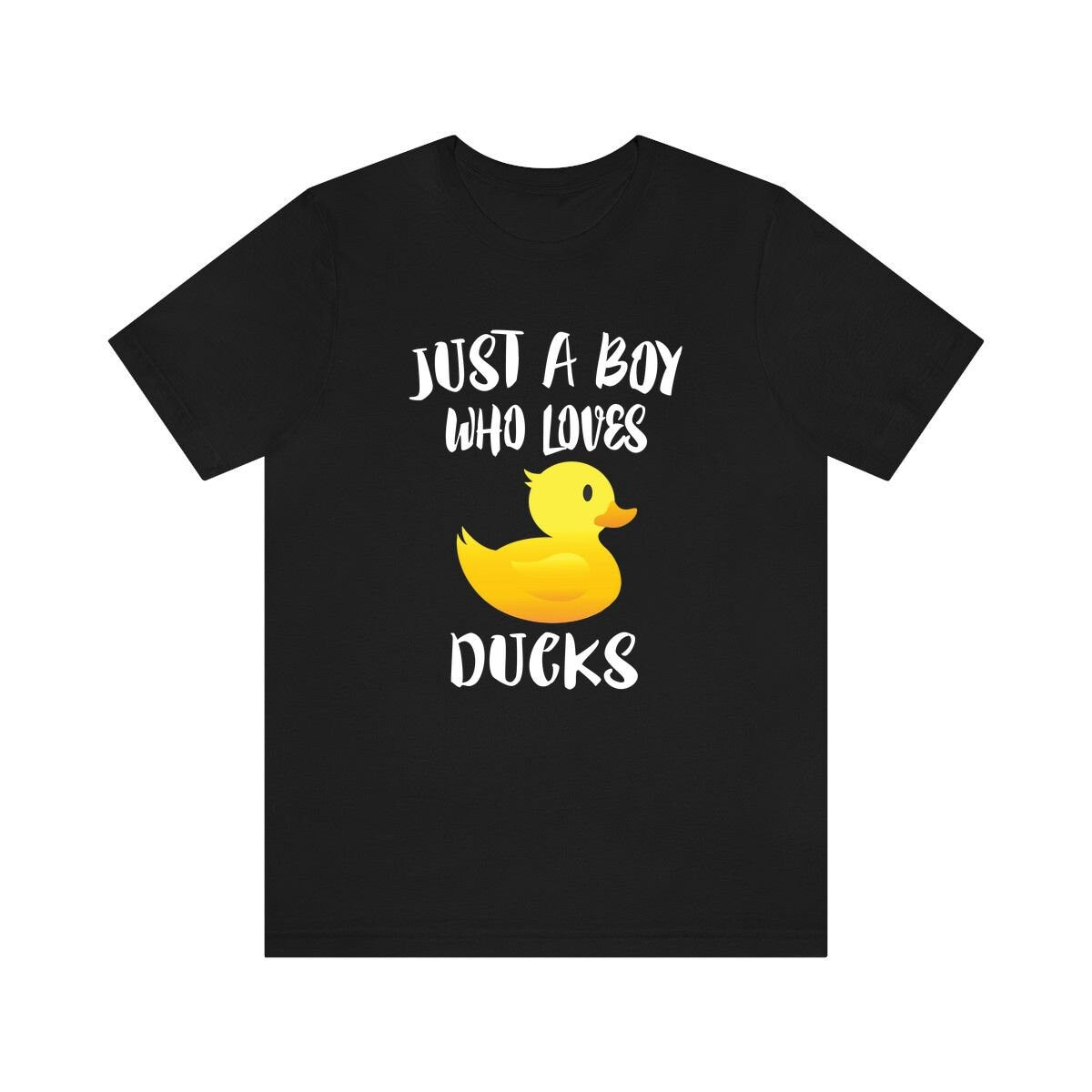 Just A Boy Who Loves Ducks Shirt, Duck Lover Shirt, Duck Shirt, Duck Lover Gift, Animal Adult Kids T-Shirt Image 3