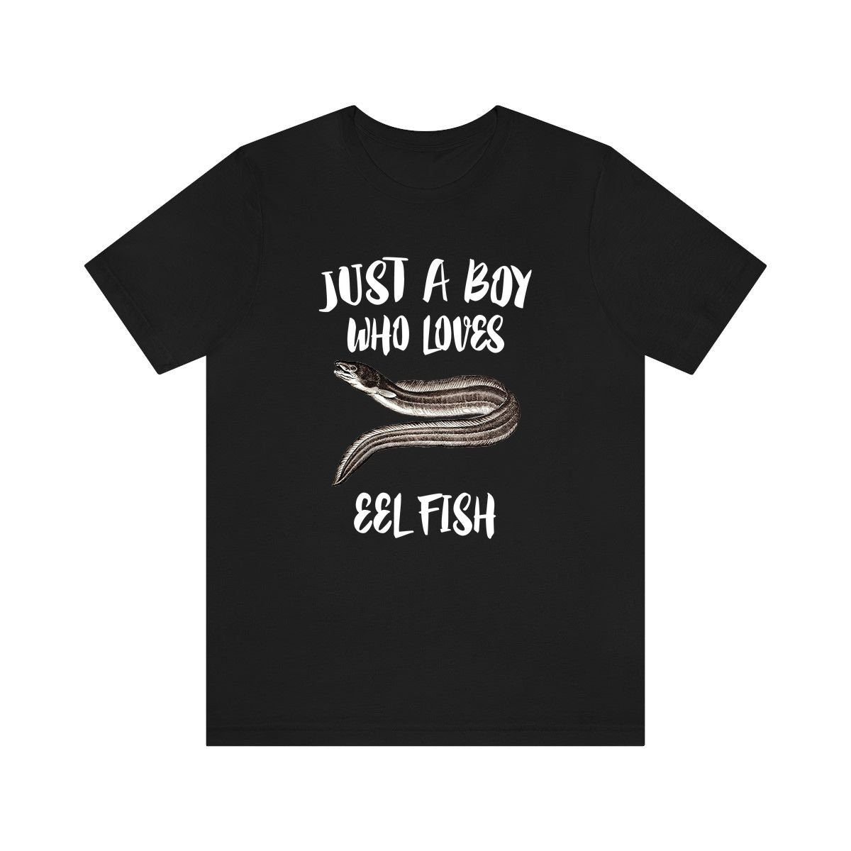 Just A Boy Who Loves Eels Fish Shirt - eel print design