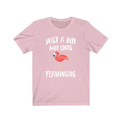 Just A Boy Who Loves Flamingos Shirt - flamingo print design