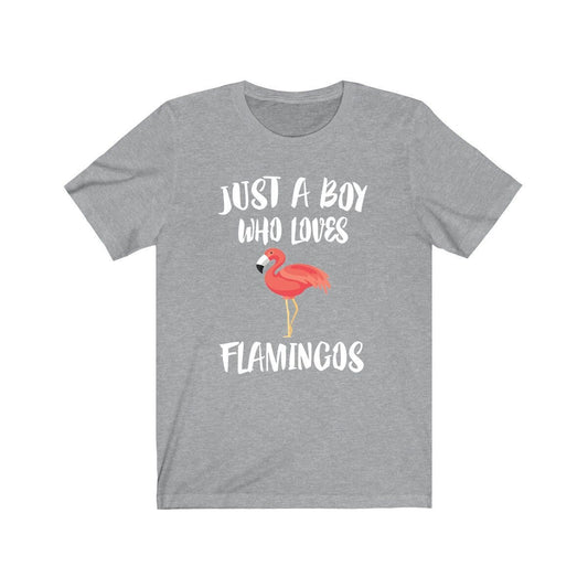 Just A Boy Who Loves Flamingos Shirt - flamingo print design