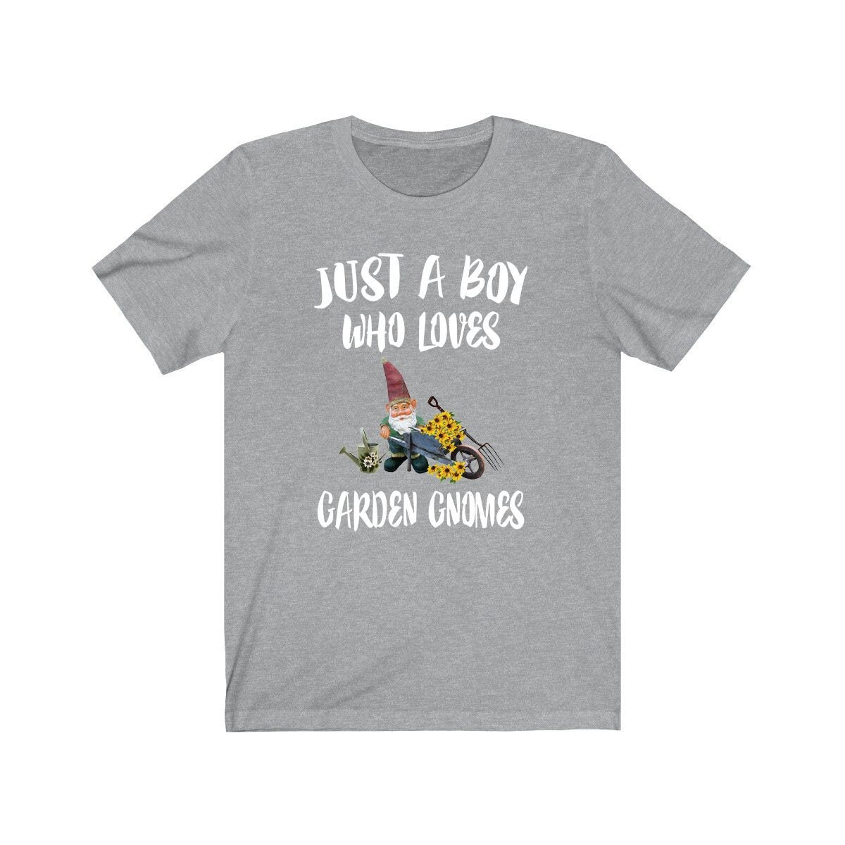 Just A Boy Who Loves Garden Gnomes Shirt, Garden Gnome Lover Shirt, Garden Gnome  Shirt, Garden Gnome Lover Gift, Animal Adult Kids T-Shirt Image 3