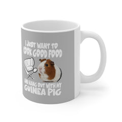 Cook And Hang Out With My Guinea Pig Coffee Mug - guinea pig print design