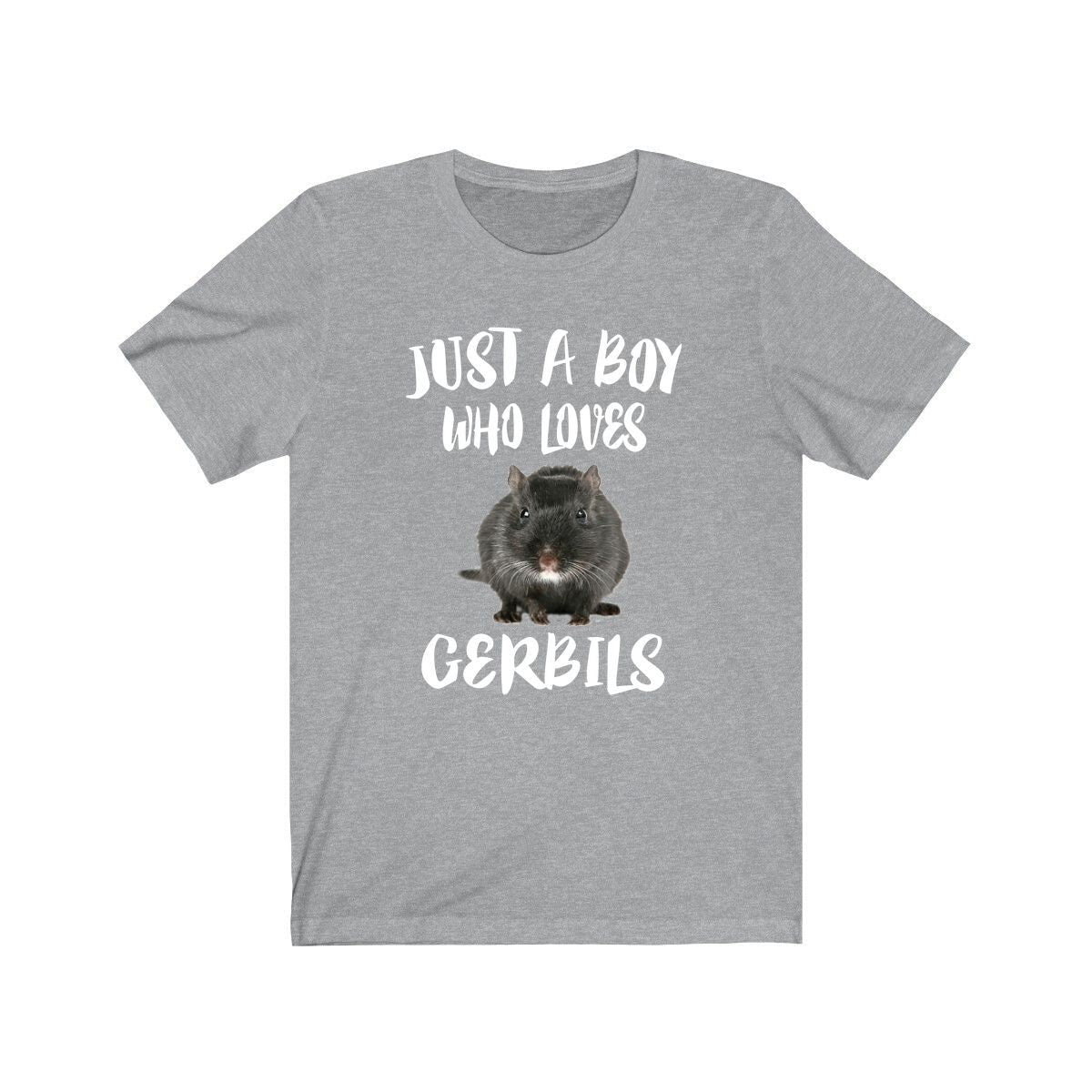 Just A Boy Who Loves Gerbils Shirt, Gerbil Lover Shirt, Gerbil Shirt, Gerbil Lover Gift, Animal Adult Kids T-Shirt Image 2