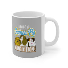 I Have A Guinea Pig Addiction Coffee Mug - guinea pig print design