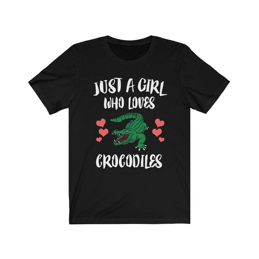 Just A Girl Who Loves Crocodiles Shirt - crocodile print design