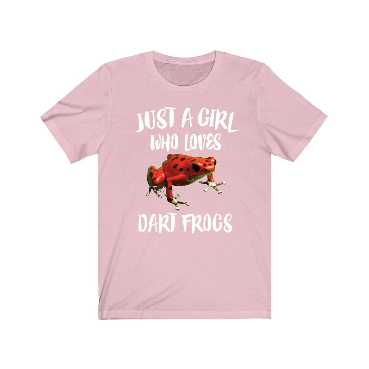 Just A Girl Who Loves Dart Frogs Shirt, Dart Frog Lover Shirt, Dart Frog Lover Gift, Frog Shirt, Animal Adult Toddler Kids T-Shirt Image 3