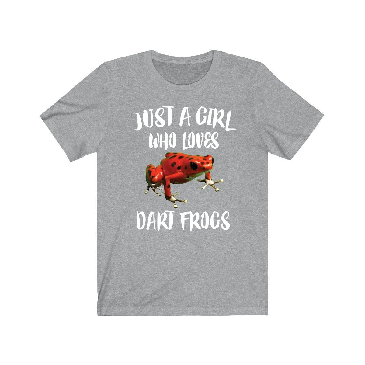 Just A Girl Who Loves Dart Frogs Shirt, Dart Frog Lover Shirt, Dart Frog Lover Gift, Frog Shirt, Animal Adult Toddler Kids T-Shirt Image 2