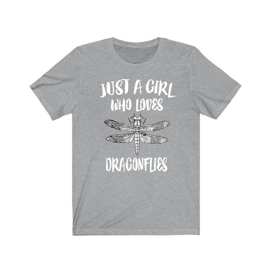 Just A Girl Who Loves Dragonflies Shirt - dragonfly print design