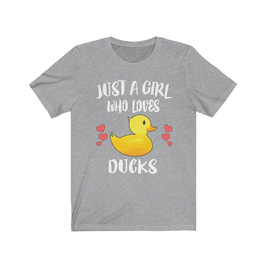 Just A Girl Who Loves Ducks Birds Shirt - duck print design