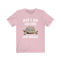 Boy Who Loves Giant Tortoises Shirt - giant tortoise print design