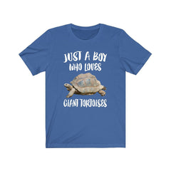 Boy Who Loves Giant Tortoises Shirt - giant tortoise print design