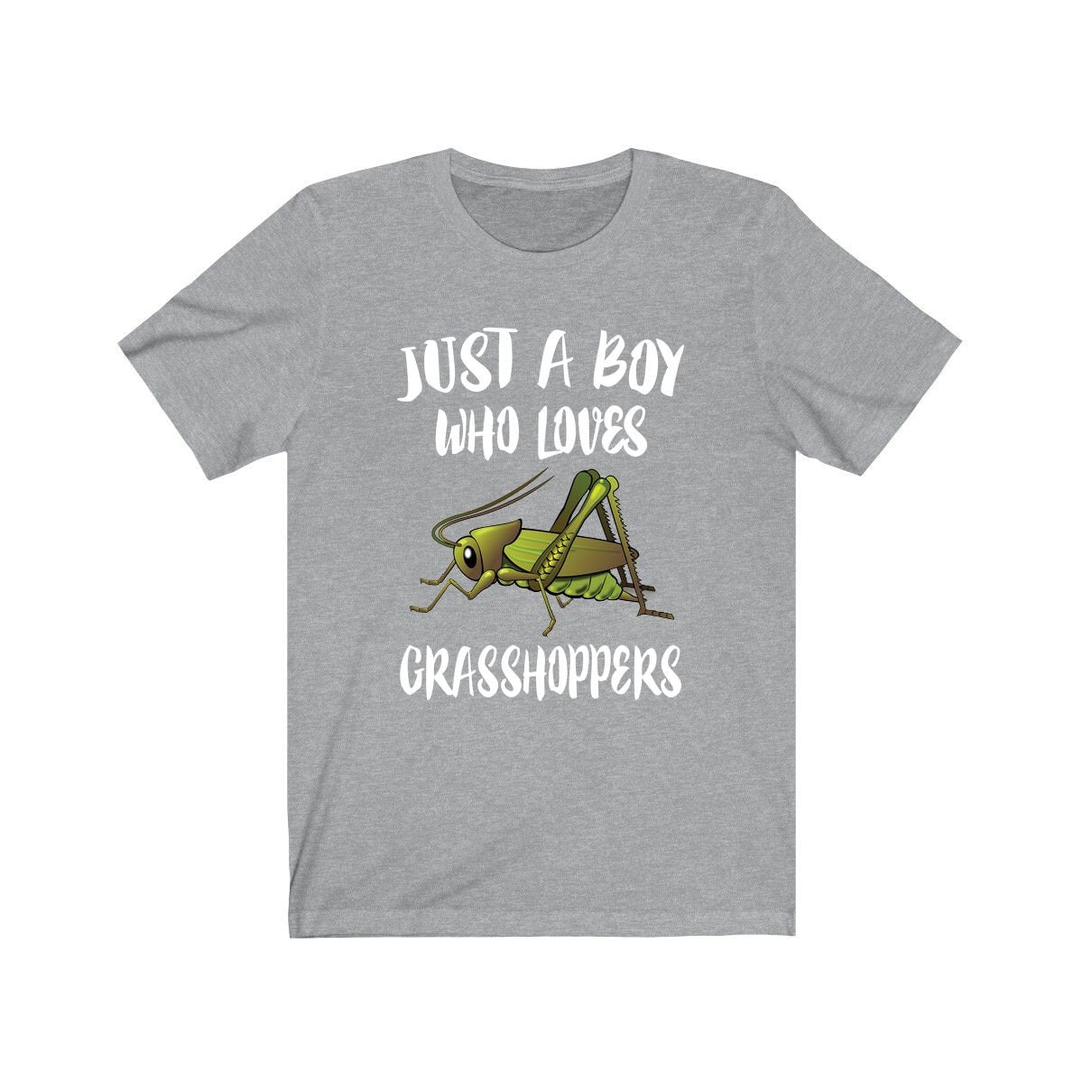 Just A Boy Who Loves Grasshoppers Shirt, Grasshopper Lover Shirt, Grasshopper Shirt, Grasshopper Lover Gift, Animal Adult Kids T-Shirt Image 1