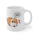 Wheek Wheek Guinea Pig Coffee Mug, Guinea Pig Owner Mug, Guinea Pig Lover Gift, Guinea Pig Mug, Cute Guinea Pig, Animal Mugs 11oz Image 1