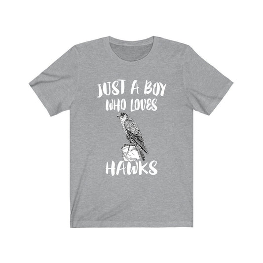 Just a boy who loves hawks raptor bird of prey lover tee