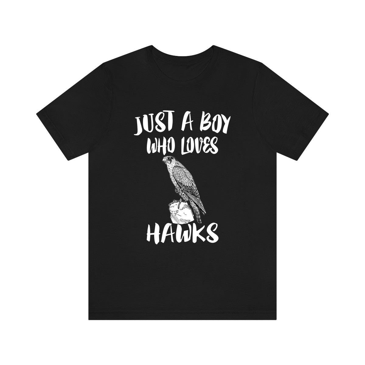 Just a boy who loves hawks raptor bird of prey lover tee