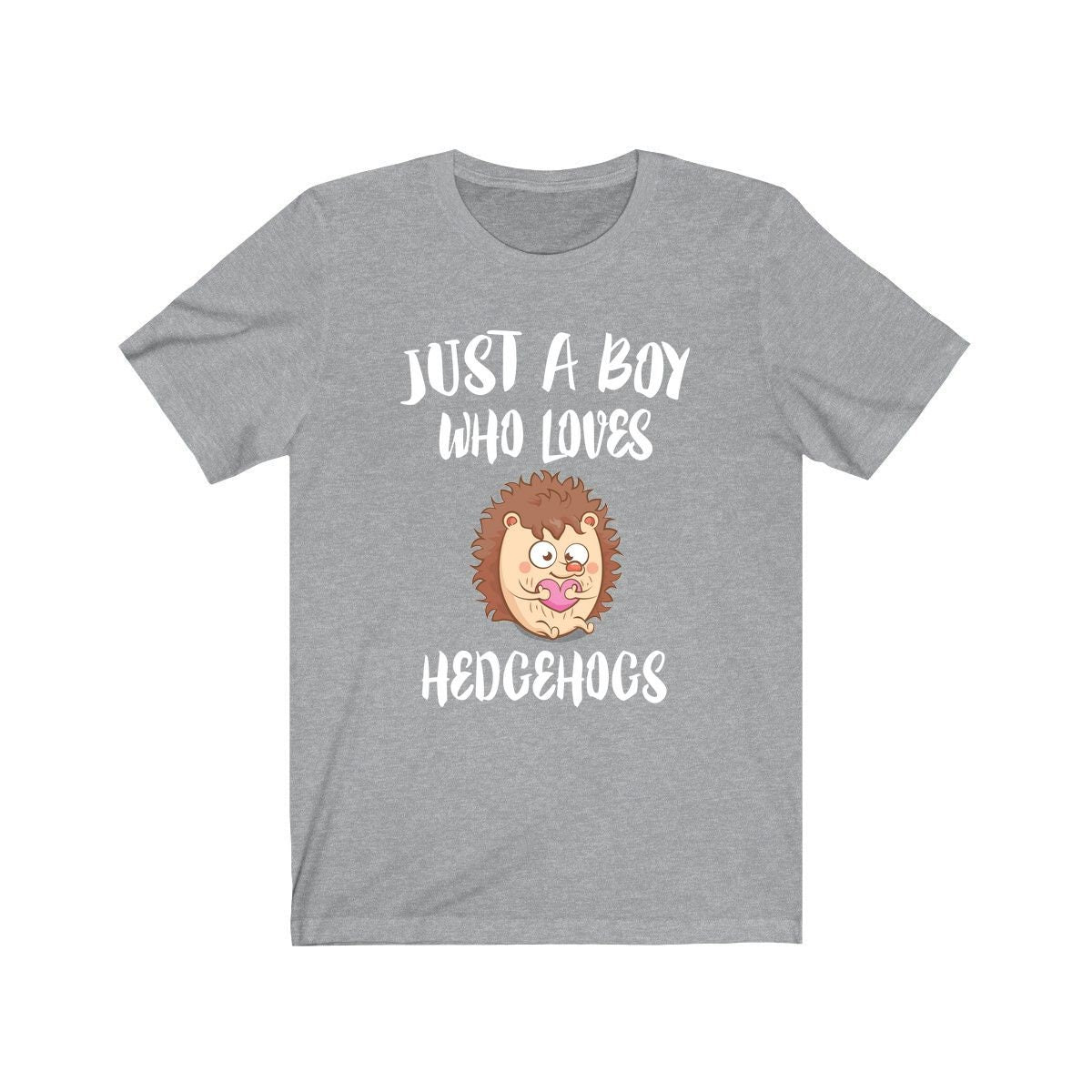 Just A Boy Who Loves Hedgehogs Shirt, Hedgehog Lover Shirt, Hedgehog Shirt, Hedgehog Lover Gift, Animal Adult Kids T-Shirt Image 2
