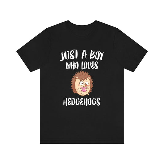 Hedgehog T-Shirt for Boys - hedgehog print design