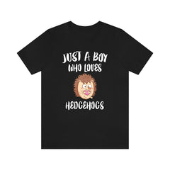 Hedgehog T-Shirt for Boys - hedgehog print design