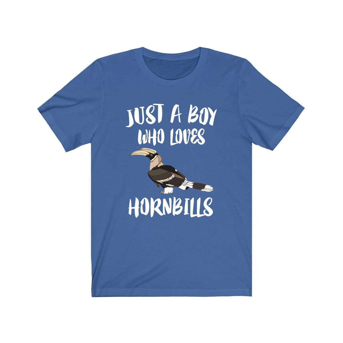 Just A Boy Who Loves Hornbills Birds Shirt, Hornbill Lover Shirt, Birding Shirt, Hornbill Lover Gift, Animal Adult Kids T-Shirt Image 2