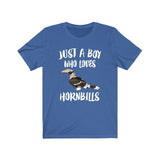 Just A Boy Who Loves Hornbills Birds Shirt, Hornbill Lover Shirt, Birding Shirt, Hornbill Lover Gift, Animal Adult Kids T-Shirt Image 2