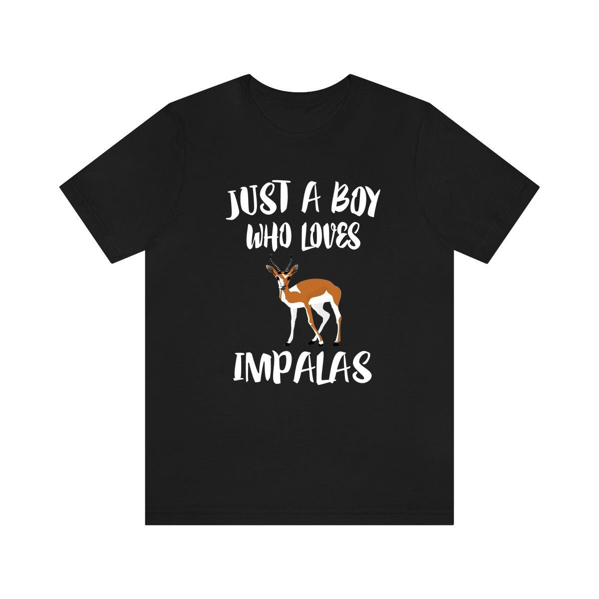 Just A Boy Who Loves Impalas Shirt, Impala Lover Shirt, Impala Shirt, Impala Lover Gift, Animal Adult Kids T-Shirt Image 1