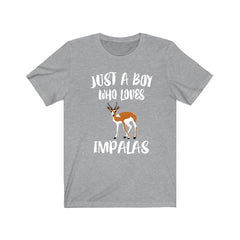 Just A Boy Who Loves Impalas Shirt - impala print design