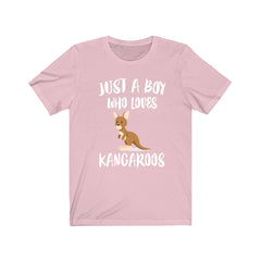 Just a boy who loves kangaroos Australian outback marsupial tee