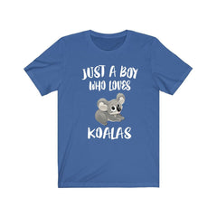 Just A Boy Who Loves Koalas Shirt - koala print design