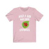 Just A Boy Who Loves Ladybugs Shirt, Ladybug Lover Shirt, Ladybug Shirt, Ladybug Lover Gift, Animal Adult Kids T-Shirt Image 4