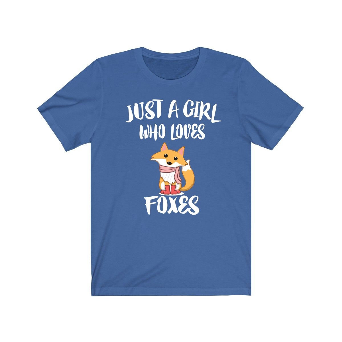 Just A Girl Who Loves Foxes Shirt, Fox Lover Shirt, Fox Lover Gift, Fox Shirt, Fox Tee, Animal Adult Kids T-Shirt Image 2