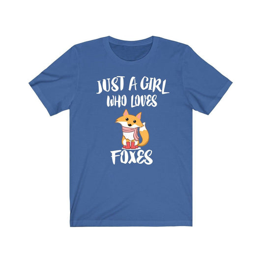 Just A Girl Who Loves Foxes Shirt - fox print design
