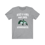 Just A Girl Who Loves Hammerheads Sharks Shirt, Shark Lover Shirt, Sharks Lover Gift, Shark Shirt, Sharks Tee, Animal Adult Kids T-Shirt Image 4