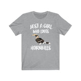 Just A Girl Who Loves Hornbills Birds Shirt, Hornbill Lover Shirt, Hornbill Lover Gift, Hornbill Shirt, Hornbill Tee, Animal Adult Kids Image 4