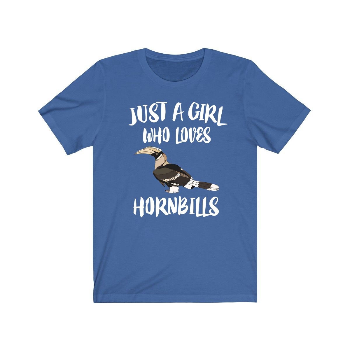Just A Girl Who Loves Hornbills Birds Shirt, Hornbill Lover Shirt, Hornbill Lover Gift, Hornbill Shirt, Hornbill Tee, Animal Adult Kids Image 2