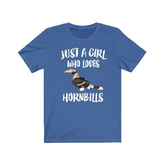 Just A Girl Who Loves Hornbills Birds Shirt - hornbill print design