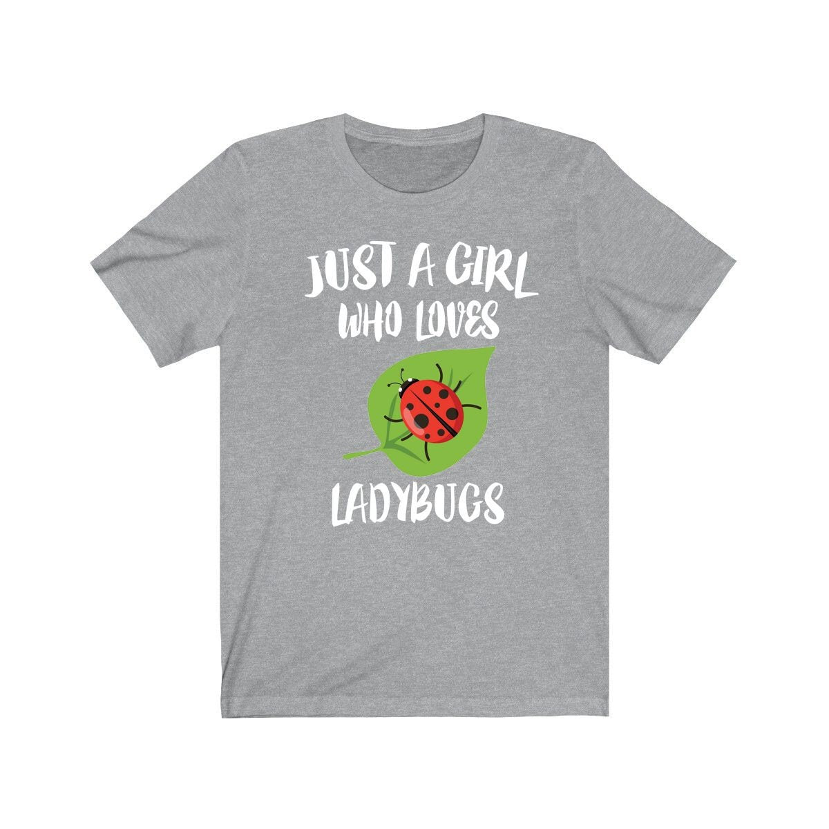 Just A Girl Who Loves Ladybugs Shirt, Ladybug Lover Shirt, Ladybug Lover Gift, Ladybug Shirt, Ladybug Tee, Animal Adult Kids Image 2