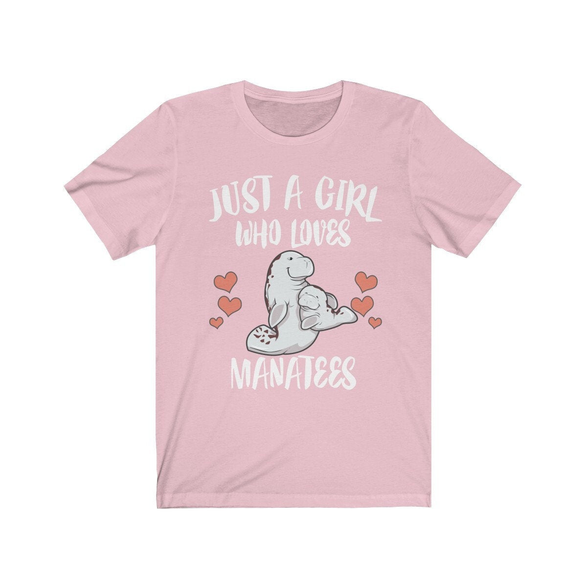 Just A Girl Who Loves Manatees Shirt, Manatee Lover Shirt, Manatee Lover Gift, Manatee Shirt, Manatee Tee, Animal Adult Kids Image 4